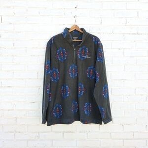 Eddie Bauer Aztec Fleece Pullover Size 2XL